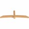 Ekena Millwork Bellingham Timber Gable Bracket, Western Red Cedar, 96"W x 32"H x 5 1/2"D x 5 1/2"F, 8/12 Pitch GBW096X32X0606BEL00SWR - alternate 3
